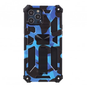 iPhone 12 / 12 Pro Camouflage Case Irrotettava jalusta