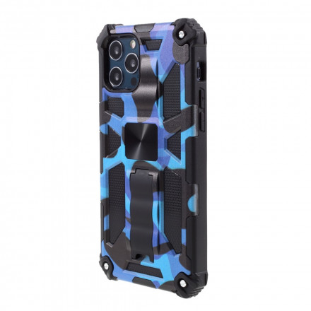 iPhone 12 / 12 Pro Camouflage Case Irrotettava jalusta