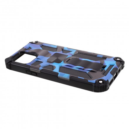 iPhone 12 / 12 Pro Camouflage Case Irrotettava jalusta
