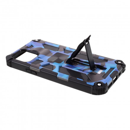 iPhone 12 / 12 Pro Camouflage Case Irrotettava jalusta
