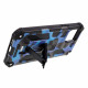 iPhone 12 / 12 Pro Camouflage Case Irrotettava jalusta