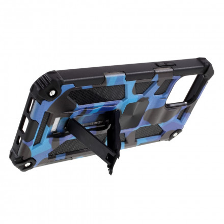 iPhone 12 / 12 Pro Camouflage Case Irrotettava jalusta