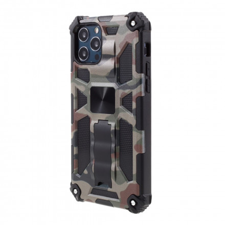 iPhone 12 / 12 Pro Camouflage Case Irrotettava jalusta