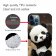 iPhone 12 / 12 Pro Joustava Panda-kotelo