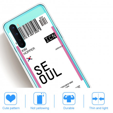 OnePlus Nord Boarding Pass to Seoul Case