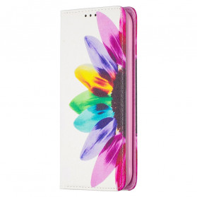 Flip Cover iPhone 11 Akvarelli kukka