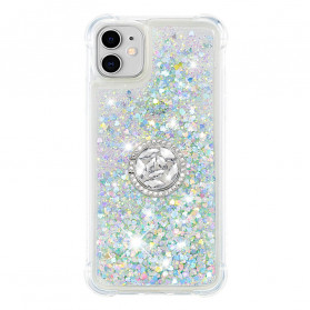 iPhone 11 Glitter Case timanttisormuksella