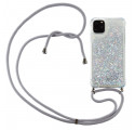 iPhone 11 Pro Glitter & Cord -kotelo