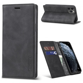 Flip Cover iPhone 11 Pro LC.IMEEKE Leather Effect -nahkakuori