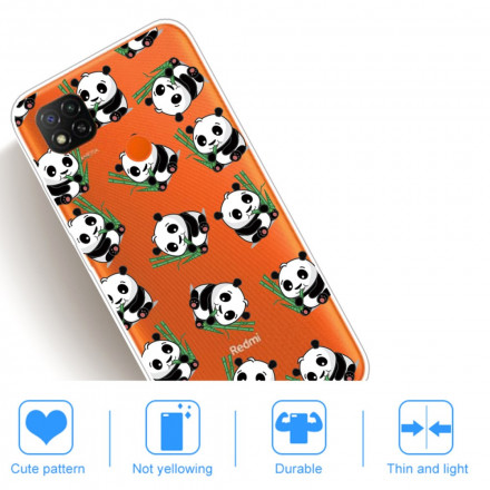 Xiaomi Redmi 9C Pieni Pandas Kotelo