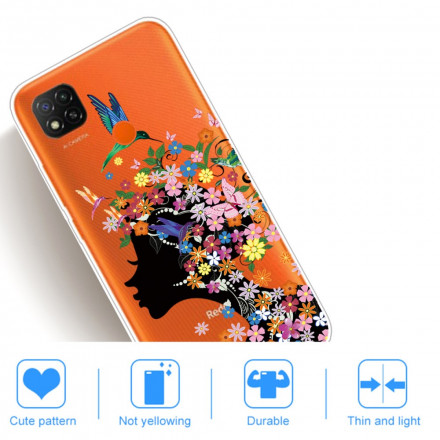 Xiaomi Redmi 9C Pretty Flowered Head Kotelo
