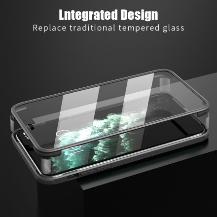 iPhone 11 Pro Max kotelo karkaistu lasi edessä ja takana