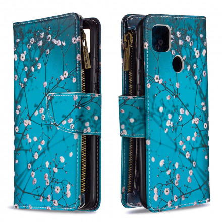 Xiaomi Redmi 9C vetoketjullinen tasku puu