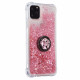 iPhone 11 Pro Max Glitter kotelo jalustalla rengas