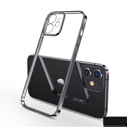 iPhone 11 Pro Max läpinäkyvä metalli vanteet tapauksessa SULADA