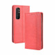 Flip Cover Xiaomi Mi Note 10 Lite Vintage Leather Effect Tyylikäs nahkaefekti