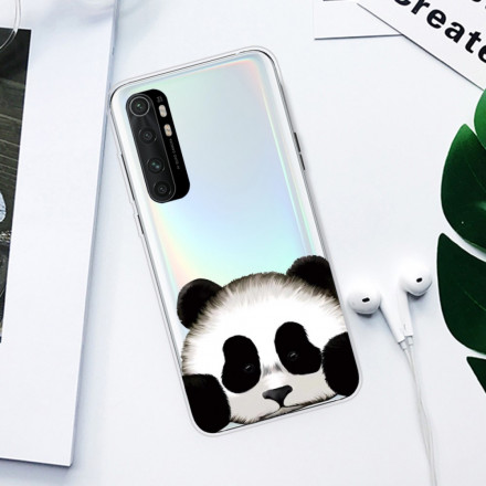 Xiaomi Mi Note 10 Lite läpinäkyvä Panda-kotelo