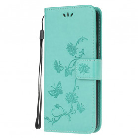 Xiaomi Mi Note 10 Lite Case Perhoset ja Aasian kukat
