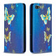 Flip Cover iPhone SE 2 / 8 / 7 värilliset perhoset