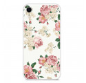 iPhone XR tapauksessa Liberty kukkia