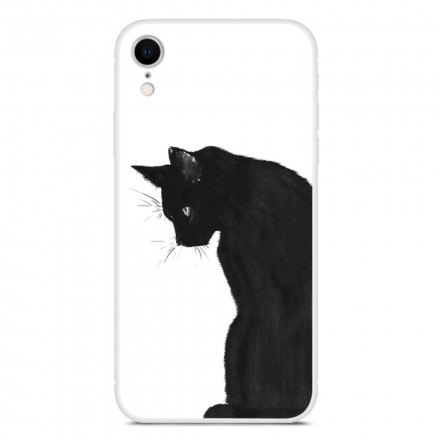 Kotelo iPhone XR kissa musta Ajattelias