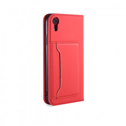 Flip Cover iPhone XR -korttipidike