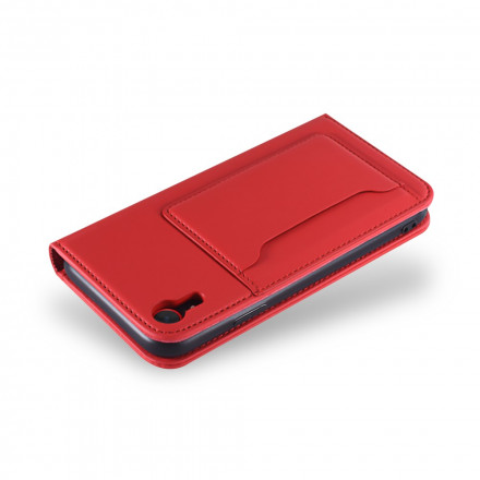 Flip Cover iPhone XR -korttipidike