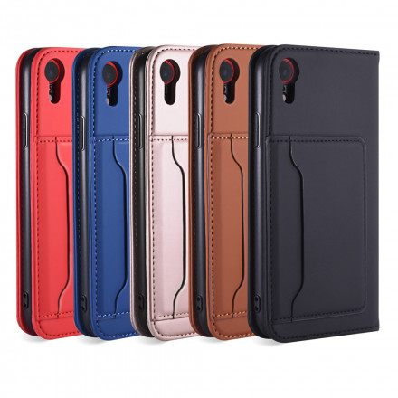 Flip Cover iPhone XR -korttipidike