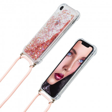 iPhone XR Kotelo Glitter ja johto