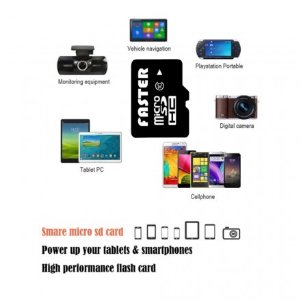 128GB Micro SD-kortti SD-sovittimella