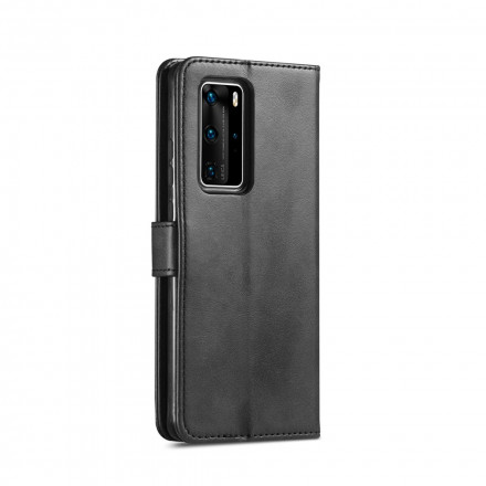 Huawei P40 Pro Case LC.IMEEKE Nahka vaikutus