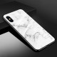 iPhone X / XS kotelo karkaistu lasi marmori