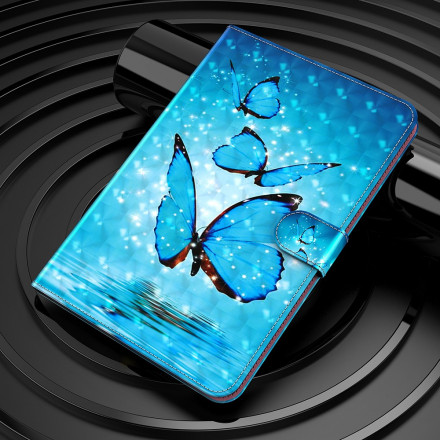 Samsung Galaxy Tab S7 keinonahkainen kotelo Perhoset