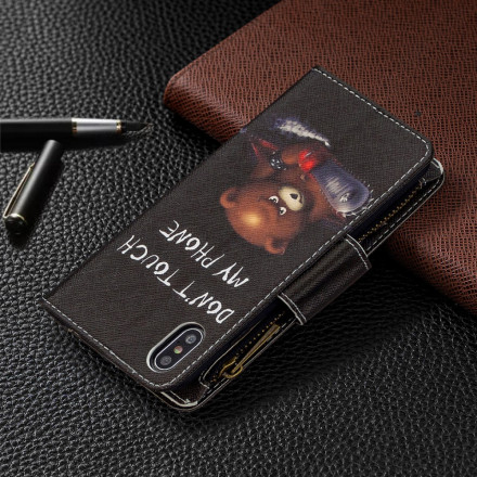 iPhone XS Maxin vetoketjullinen taskukarhu