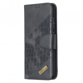 Kotelo Samsung Galaxy A52 4G / A52 5G Crocodile Skin Effect Classic Kotelo Samsung Galaxy A52 4G / A52 5G Krokotiili Skin Effect