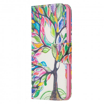 Kotelo Samsung Galaxy A52 4G / A52 5G värillinen puu