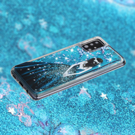 Samsung Galaxy A52 4G / A52 5G Nainen Paljetti Suojakuori