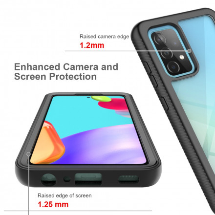 Samsung Galaxy A52 4G / A52 5G kansi Hybrid Design Silikoni reunat