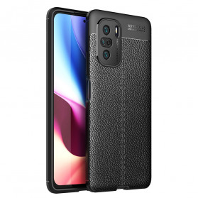Poco F3 Nahkatehosteinen Litchi Double line