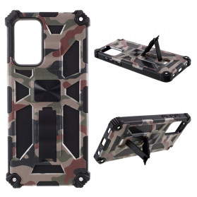 Samsung Galaxy A72 4G / A72 5G Camouflage Case Irrotettava jalusta