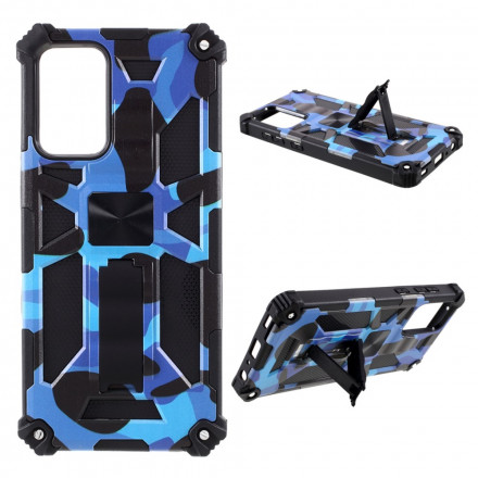 Samsung Galaxy A72 4G / A72 5G Camouflage Case Irrotettava jalusta