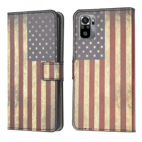 Xiaomi Redmi Note 10 / Note 10s Case Amerikan lippu