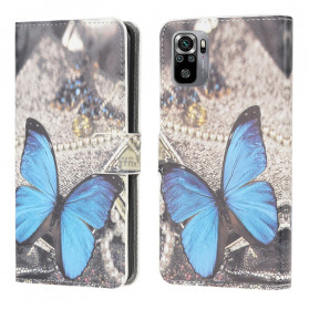 Xiaomi Redmi Note 10 / Note 10s Butterfly Case Blue