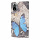 Xiaomi Redmi Note 10 / Note 10s Butterfly Case Blue