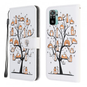 Xiaomi Redmi Note 10 / Note 10s Funky Cats hihna tapauksessa