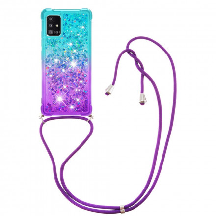 Samsung Galaxy A71 5G Silikoni Glitter & String Case Samsung Galaxy A71 5G Silikoni Glitter & String Case