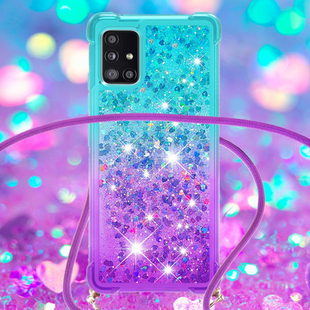 Samsung Galaxy A71 5G Silikoni Glitter & String Case Samsung Galaxy A71 5G Silikoni Glitter & String Case