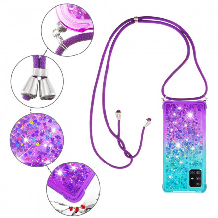 Samsung Galaxy A71 5G Silikoni Glitter & String Case Samsung Galaxy A71 5G Silikoni Glitter & String Case