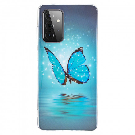 Samsung Galaxy A72 4G / A72 5G Kotelo Butterfly Series Fluororesoiva