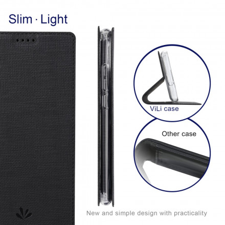 Flip Cover Samsung Galaxy A72 4G / A72 5G teksturoitu VILI DMX